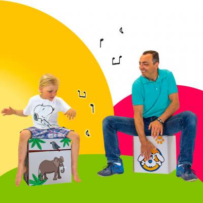 Cajon-Trommelhocker aus Pappe zum Selbstgestalten