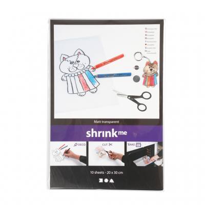 Plastikschrumpfplatten, 10 Stück
