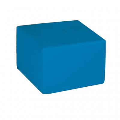 Hocker mit Kunstlederbezug