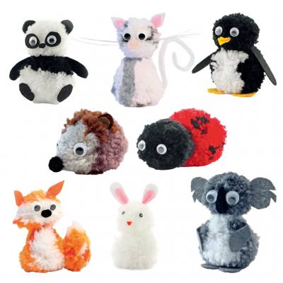 Pompon-Set, inkl. Zubehör