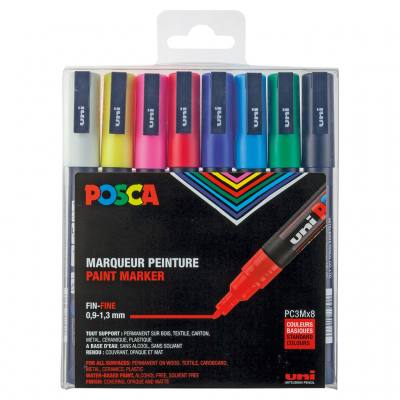 POSCA Grundfarben, 8er Set