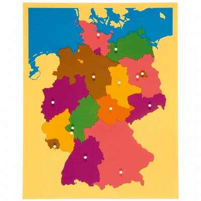 Nienhuis Montessori® Puzzlekarte Deutschland