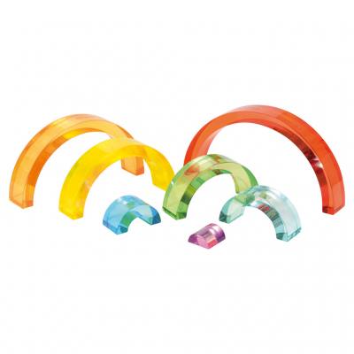 Acrylsteine Regenbogen, 7 Teile