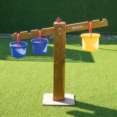 Sandspiel-Waage, inkl. 3 Eimer