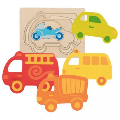 Schichtenpuzzle „Fahrzeuge“