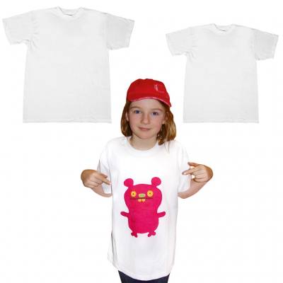 Kinder-T-Shirts, weiß - in 3 Größen lieferbar