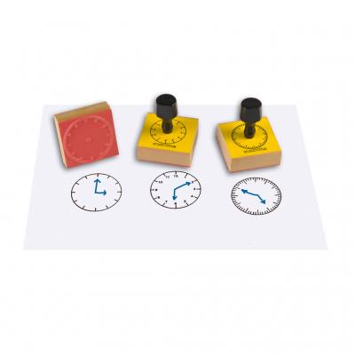 Dreiteiliger Uhrenstempelsatz