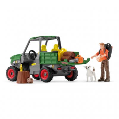 Schleich® Waldbauer mit Fahrzeug