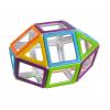 MegaMag Polydron 3D-Geometriebauteile Set, 36 Teile in stabiler Stapelbox