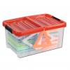 MegaMag Polydron 3D-Geometriebauteile Set, 36 Teile in stabiler Stapelbox