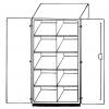 Modulus® Hochschrank mit Drehtüren, Mittelwand, 8 Böden, Breite 95 cm