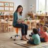 Sitzhocker für Kinder und Erzieher