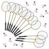 Badminton-Schulsport-Set II - 12 Schläger und 12 Bälle
