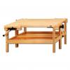Koppelbare Hobelbank für 4 Kinder - Höhe 64 cm