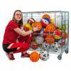 Ballwagen-Transportwagen mit Entnahme-Klappe