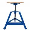 Bandstahlhocker 3-beinig höhenverstellbar