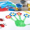 6 Fingermalfarben im Töpfchen