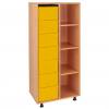 Modulus® Hohes Klassenzimmer-Regal, 2-reihig, fahrbar oder feststehend