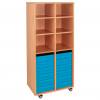 Modulus® Hohes Klassenzimmer-Regal, 2-reihig, fahrbar oder feststehend