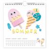 Dauerkalender, weiß
