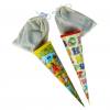 Kleine gefüllte Zuckertüte, Ø 10 cm, Länge ca. 35 cm