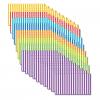 Fotokarton Gestreift 10 Bogen in verschiedenen Farben
