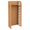 Papptrockenregal mit 14 Ablagen, 46 x 42 x 110 cm