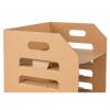 Papptrockenregal mit 14 Ablagen, 46 x 42 x 110 cm