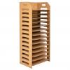 Papptrockenregal mit 14 Ablagen, 46 x 42 x 110 cm