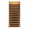 Papptrockenregal mit 14 Ablagen, 46 x 42 x 110 cm