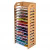 Papptrockenregal mit 14 Ablagen, 46 x 42 x 110 cm