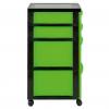 Modulus® Rollcontainer mit 2 kleinen und 2 großen Schubladen