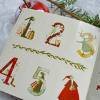 Adventskalender-Aufkleberbuch