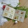 Adventskalender-Aufkleberbuch