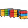 Modulus® Container-System mit je 3 großen Schüben übereinander