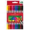 Faber-Castell® Doppelfasermaler, 10 Stück im Kunststoffetui