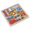 Holzpuzzles, 5er Set