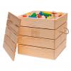 Kooglo Holzbausteine Farbig und Natur, magnetisch, 300 Teile
