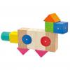 Kooglo Holzbausteine Farbig und Natur, magnetisch, 300 Teile
