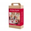 Kreativ-Set Christbaumkugeln, 4 Stück, Ø 9 cm