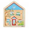 Lagenpuzzle "Zuhause"