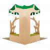 Leseecke Baum mit Teppich