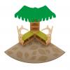 Leseecke Baum mit Teppich