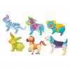 Magnetpuzzle Bauernhoftiere, 6er-Set
