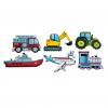 Magnetpuzzle Transport, 6er-Set