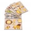Magnetpuzzle Wildtiere, 6er-Set