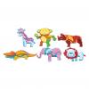 Magnetpuzzle Wildtiere, 6er-Set