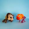 Tiere aus Pompons: Spannendes Bastelset I
