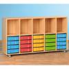 Modulus® Klassenzimmer-Regal mit 5 Fächern und 20 kleinen Schubladen