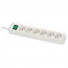 Steckdosenleiste mit Schalter, 6-fach